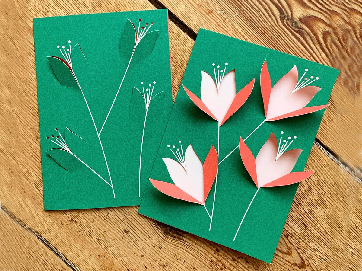 2 x Fold Out Lillies