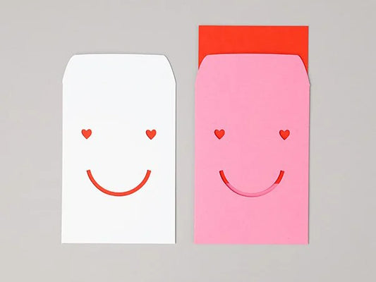 2 x Heart Happy Post