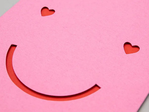 2 x Heart Happy Post