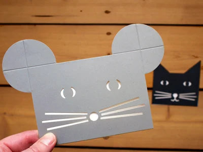 2 x The Grey Mouse Cards