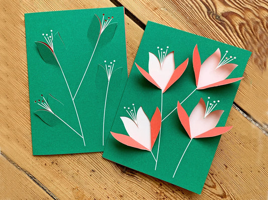 2 x Fold Out Lillies