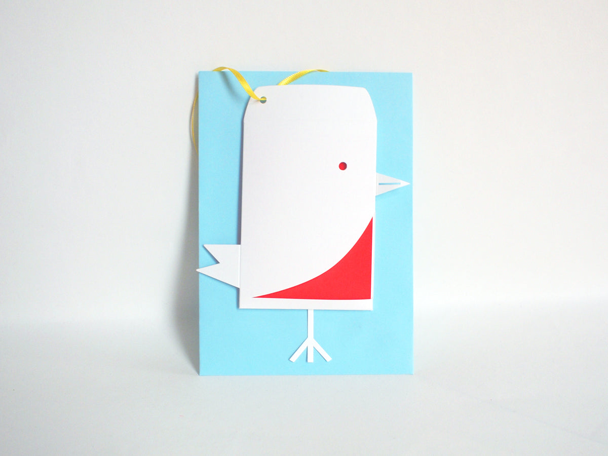 2 x Robin Envelope Gift Tag