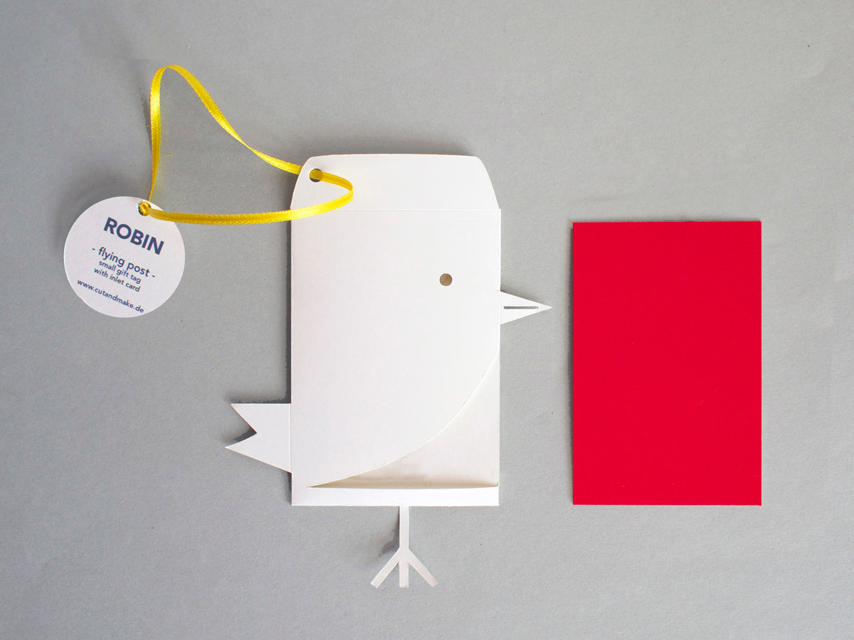 2 x Robin Envelope Gift Tag
