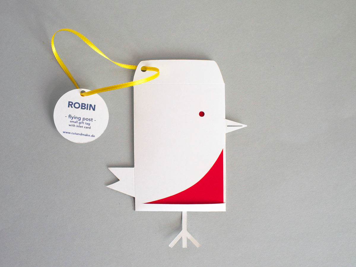 2 x Robin Envelope Gift Tag